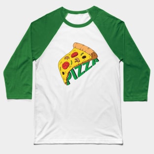 Pizza Baseball T-Shirt